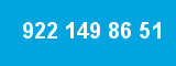 922 149 86 51